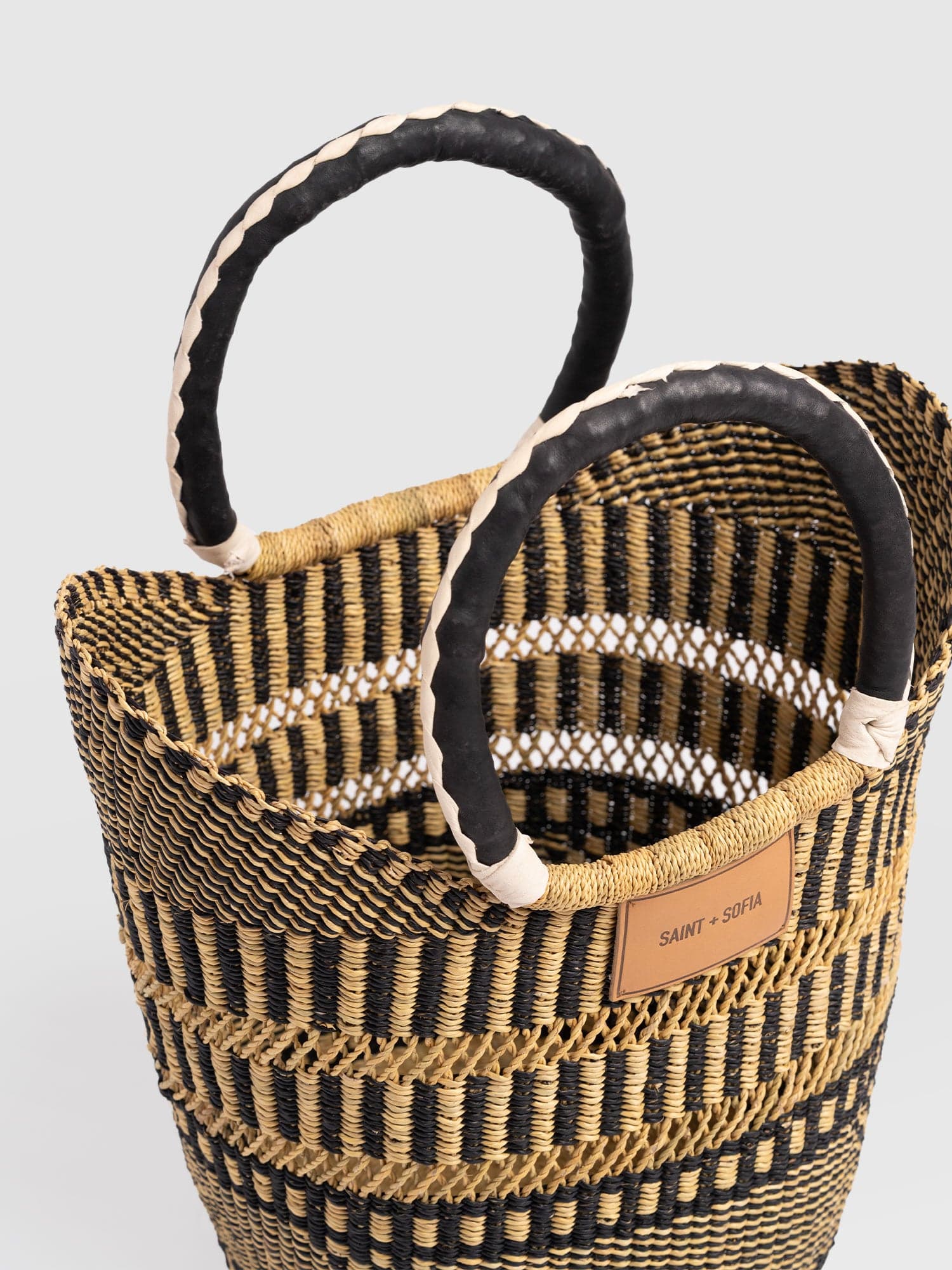 Indie Market Basket Bag - Navy - Women's Handbags | Saint + Sofia® EU